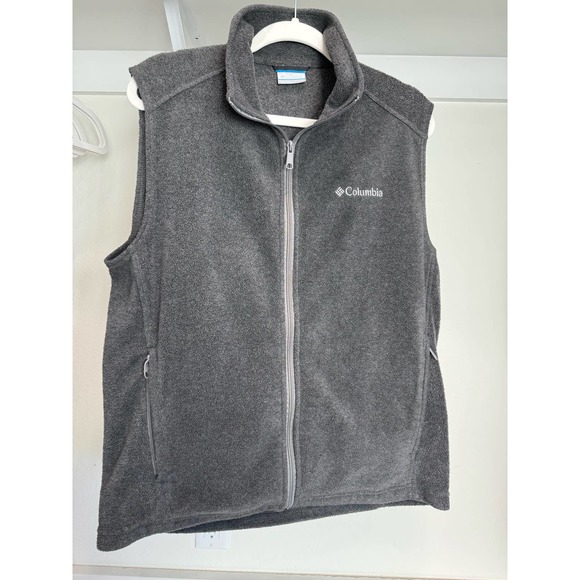 Columbia‎ Women's Fleece Vest Gray Size Medium - Picture 1 of 5